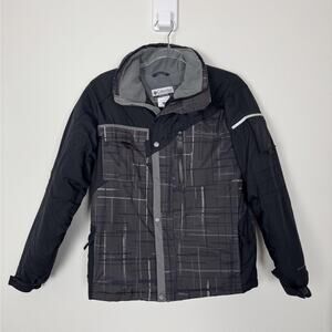 Columbia Jacket Youth 14/16 Omni-Shield Water Resistant Winter Coat Plaid